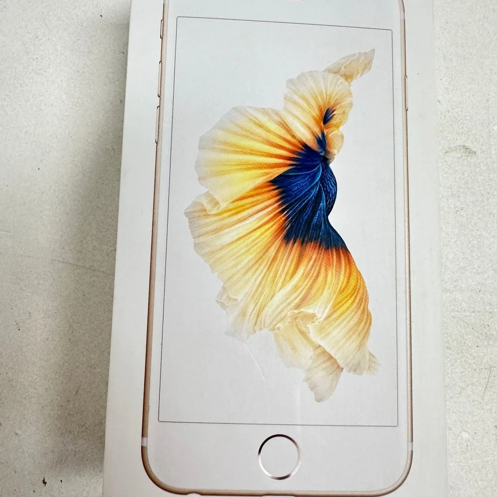 BOX ONLY Apple iPhone 6s - Gold 64Gb w/papers and stickers inside